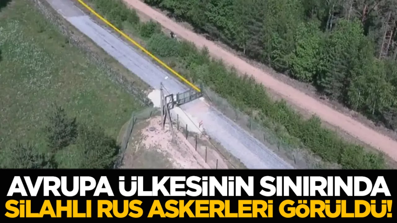 Avrupa ülkesinin sınırında silahlı Rus askerleri görüldü!