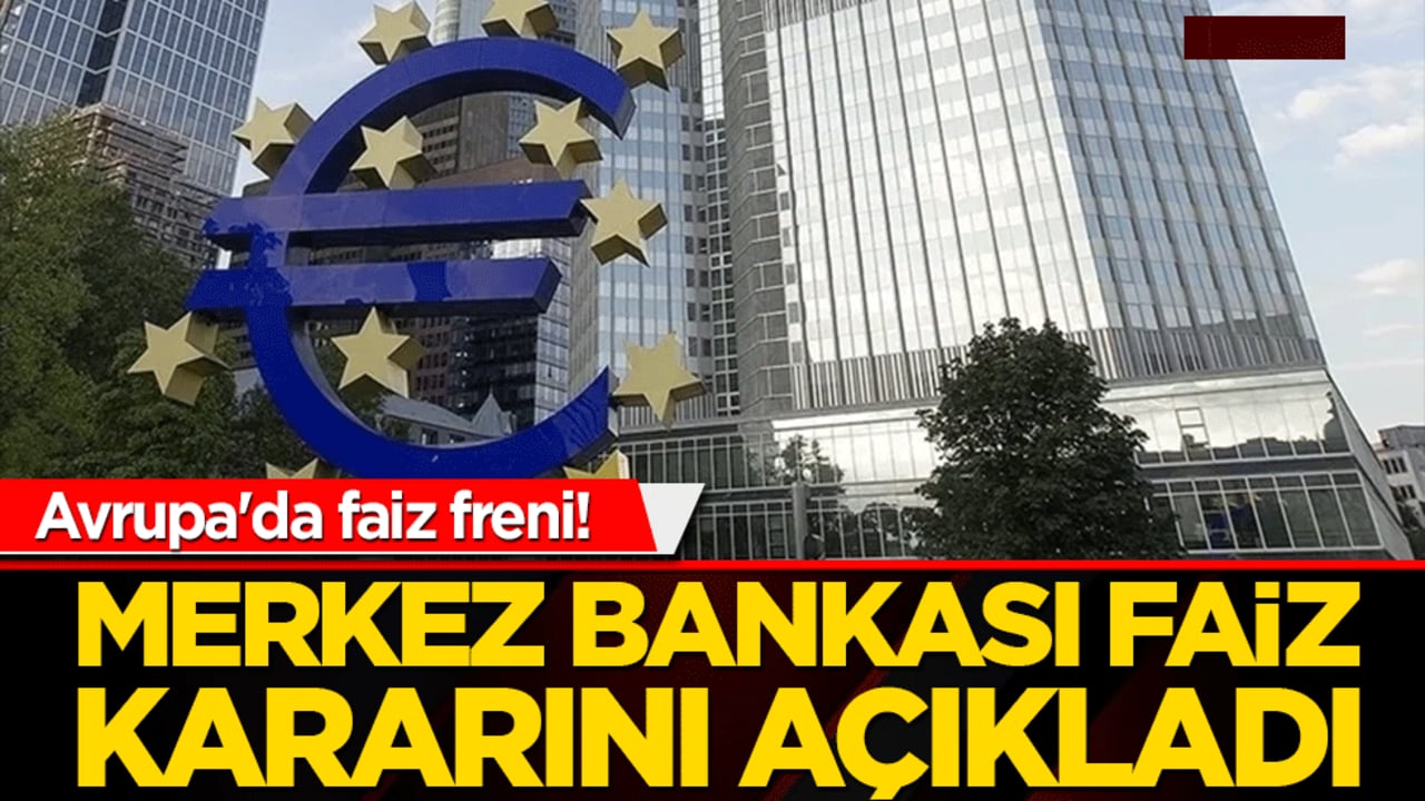Avrupa'da faiz freni! Avrupa Merkez Bankası küresel belirsizliklerin ortasında "bekle-gör" dedi!