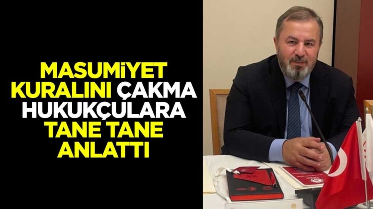 Avukat Yaşar Baş masumiyet kuralını çakma hukukçulara tane tane anlattı