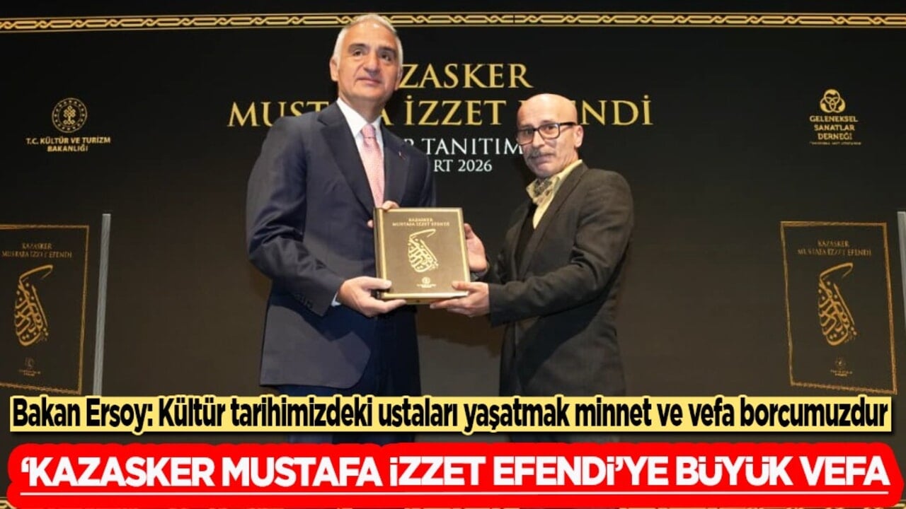 Ayasofya'nın hattatı 'Kazasker Mustafa İzzet Efendi'ye büyük vefa...