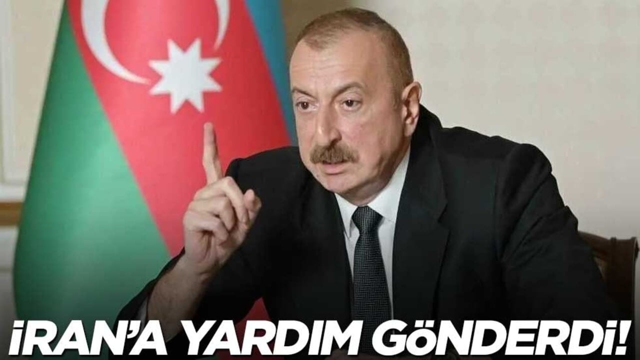 Azerbaycan, İran'a yardım gönderdi!