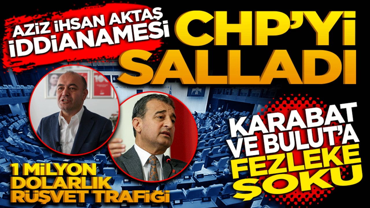 Aziz İhsan Aktaş iddianamesi CHP’yi salladı! Karabat ve Bulut’a fezleke şoku