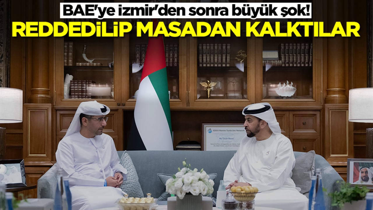 BAE'ye İzmir'den sonra büyük şok! Reddedilip masadan kalktılar