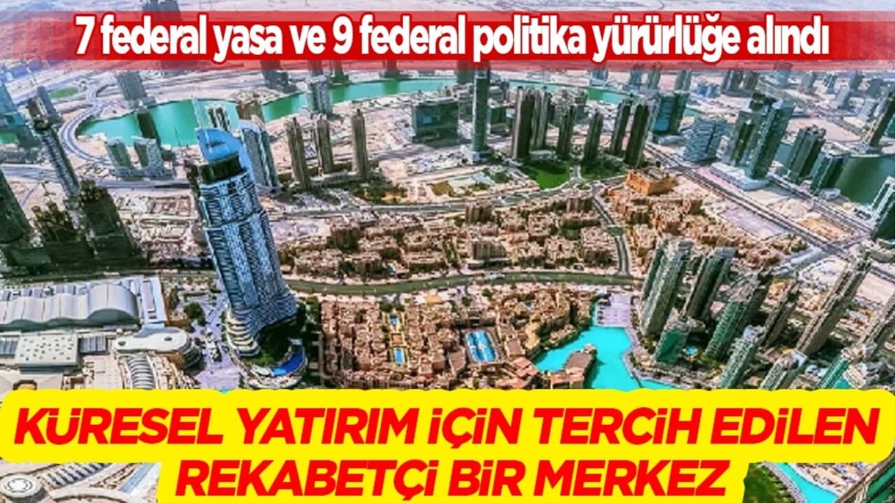 BAE'ye verilen küresel yatırım: 291 milyar dirhem kazanıyor! Resmen duyurdu... 
