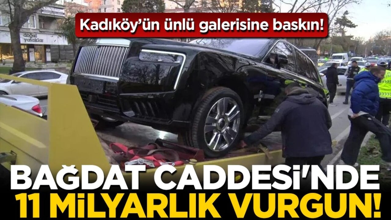 Bağdat Caddesi’nde "S Class" vurgun: 11 milyar lira ile sırra kadem bastı!
