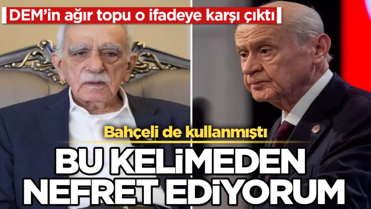 Bahçeli de kullanmıştı! DEM’in ağır topu Ahmet Türk o ifadeye karşı çıktı: Bu kelimeden nefret ediyorum