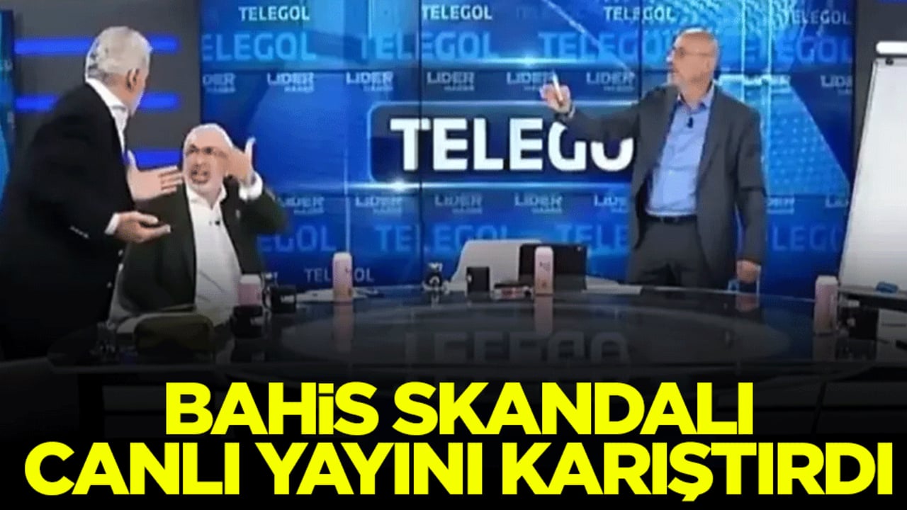 Bahis skandalı canlı yayını karıştırdı