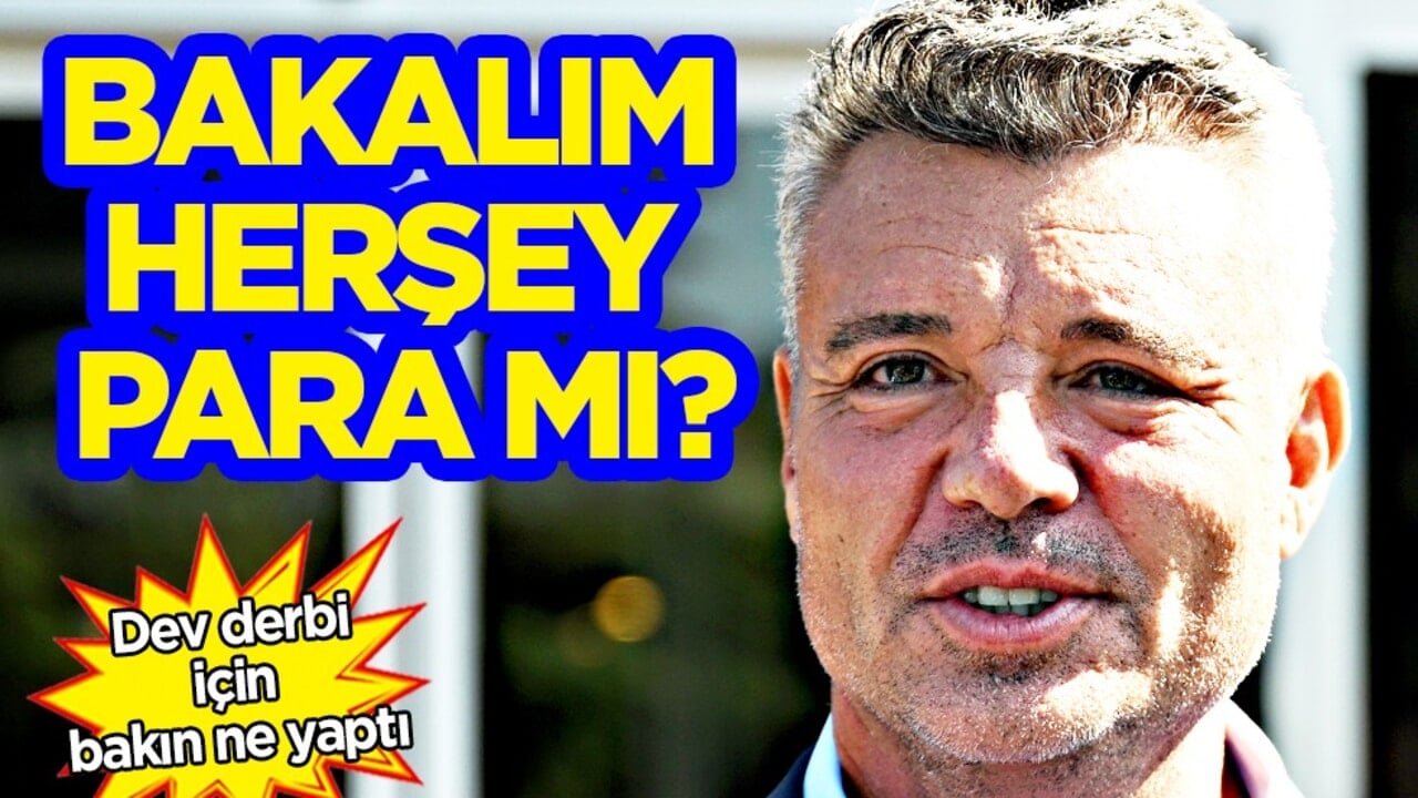 Bakalım herşey para mı? Sadettin Saran'dan Beşiktaş derbisi öncesi doping! Tüpraş'ta büyük heyecan