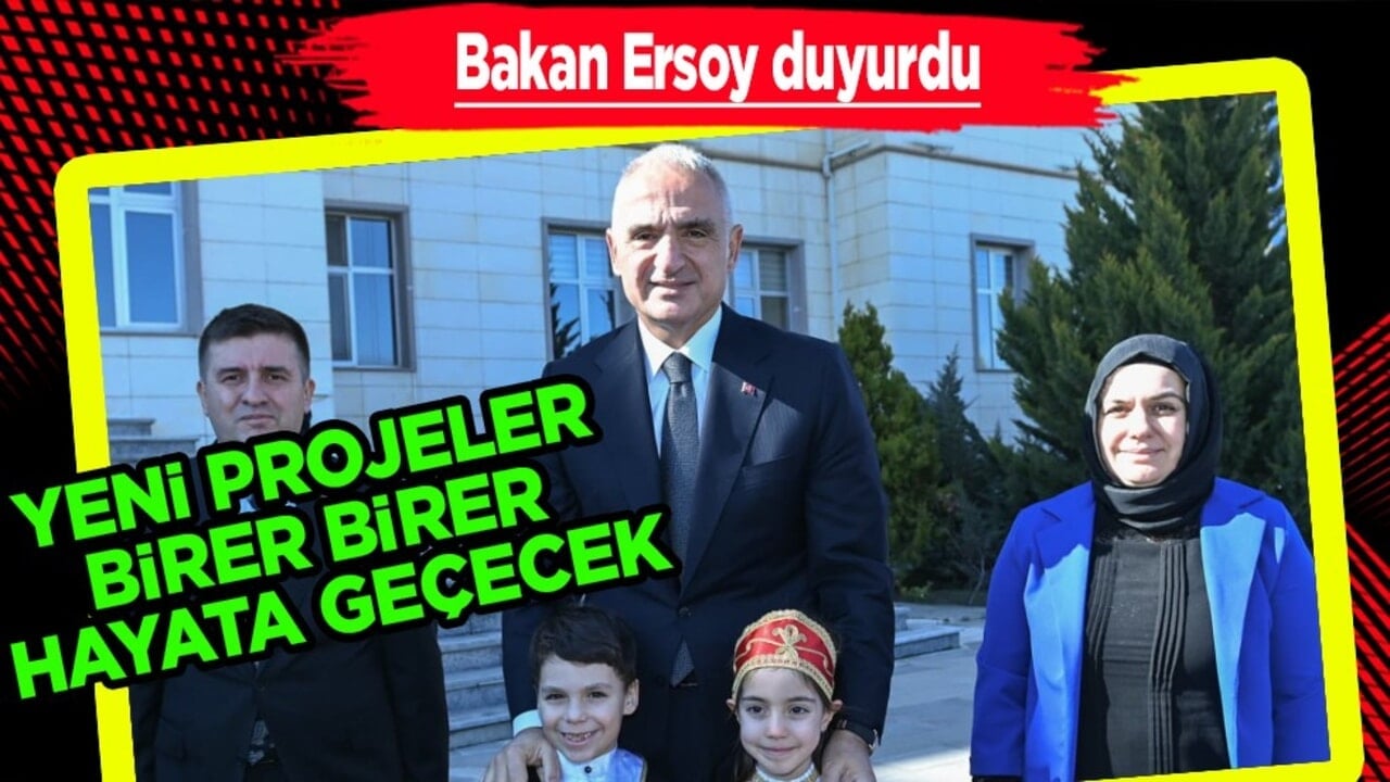 Bakan Ersoy açıkladı: Yeni projeler birer birer hayata geçecek: Turizm yol haritası tamam