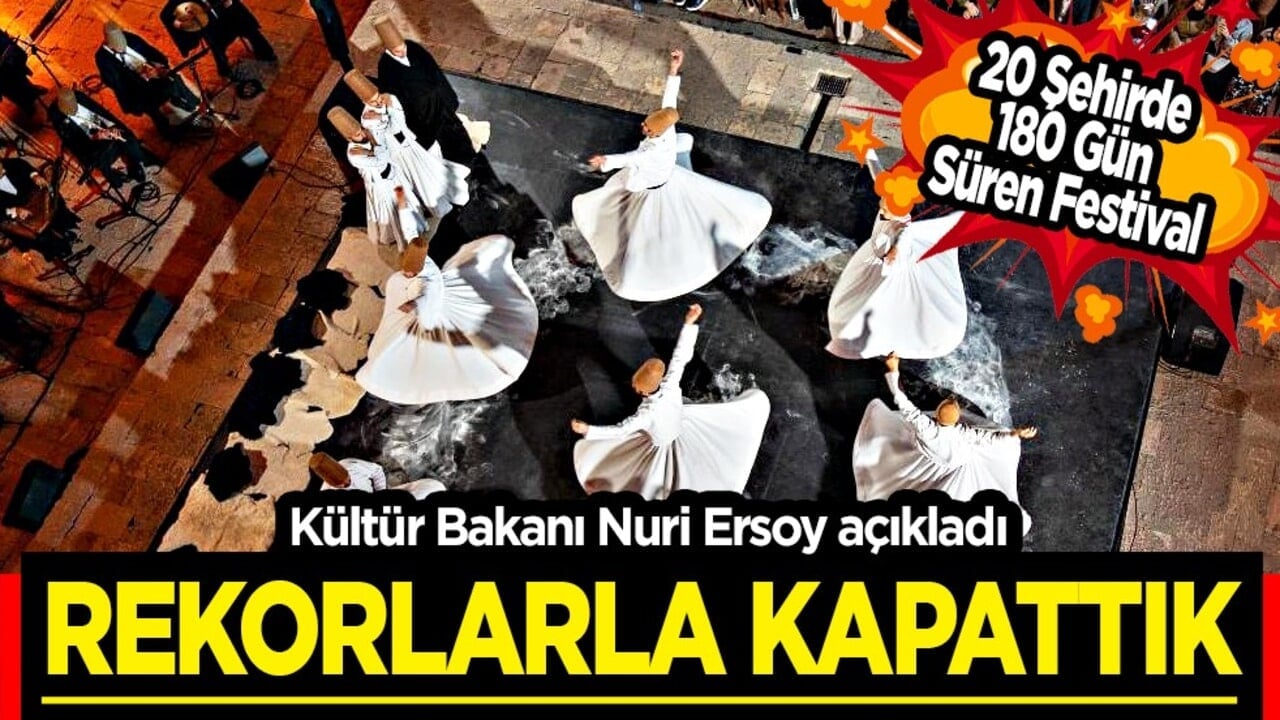 Bakan Ersoy duyurdu: Türkiye Kültür Yolu Festivali 2025’te rekorlarla kapandı...