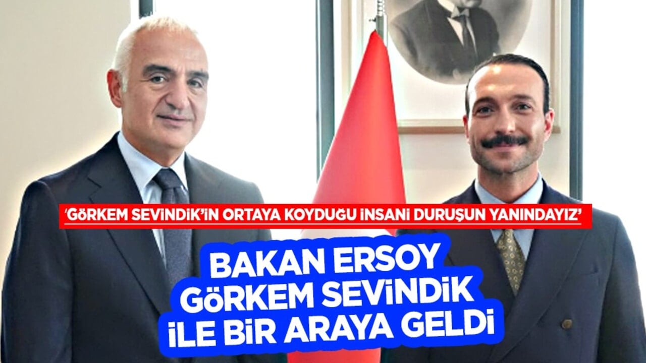Bakan Ersoy, Görkem Sevindik ile bir araya geldi: Tehditlere karşı ortak duruş!