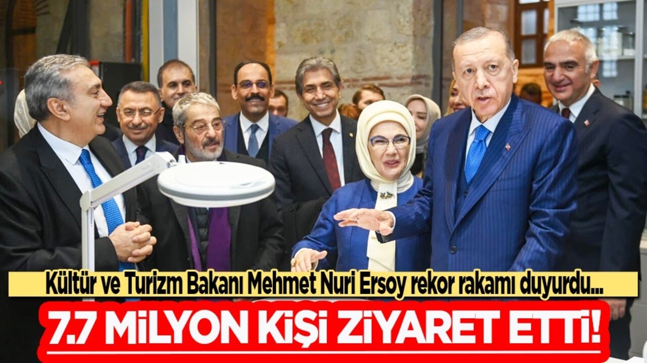 Bakan Ersoy rekor rakamı verdi: Rami Kütüphanesi’ni 7.7 milyon kişi ziyaret etti...