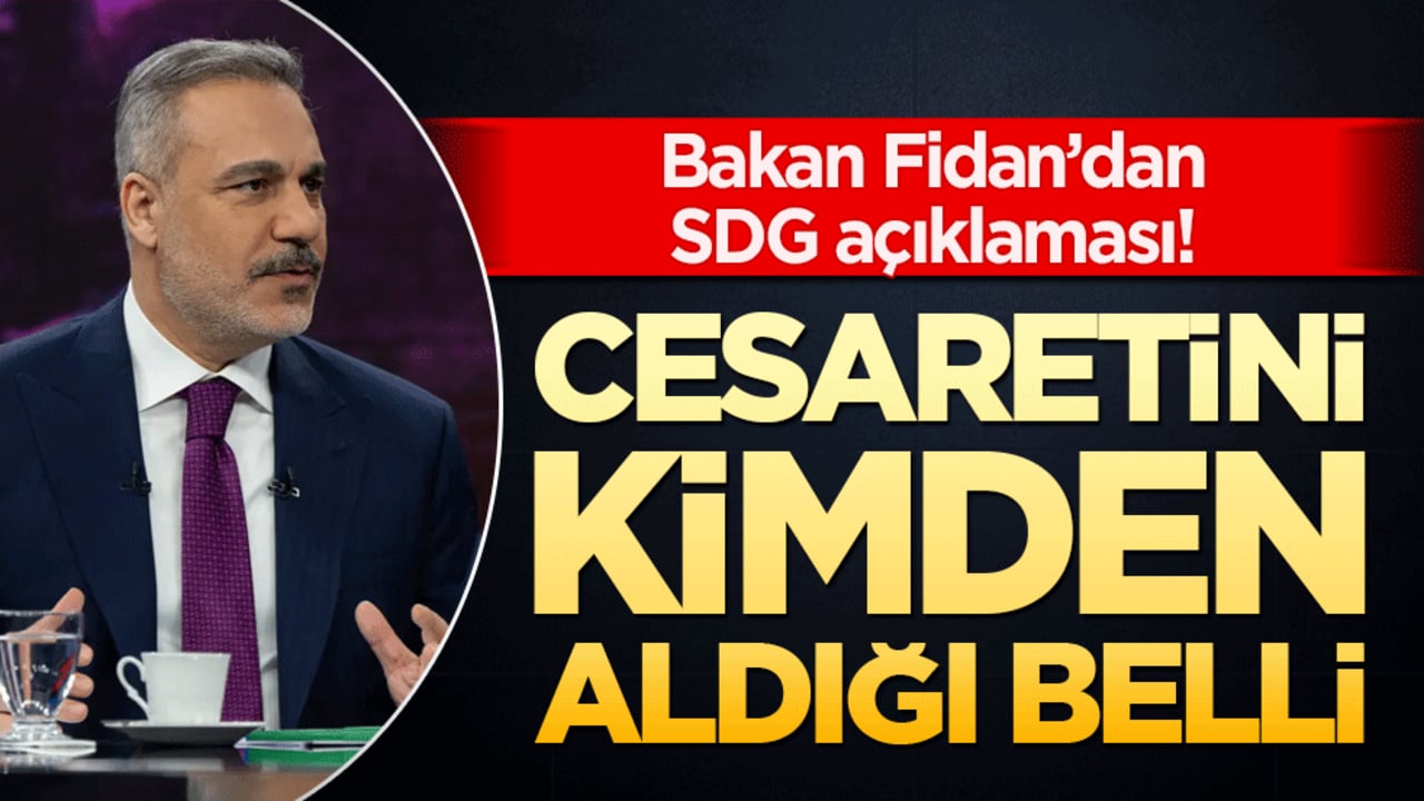 Bakan Fidan’dan SDG açıklaması! İsrail vurgusu dikkat çekti