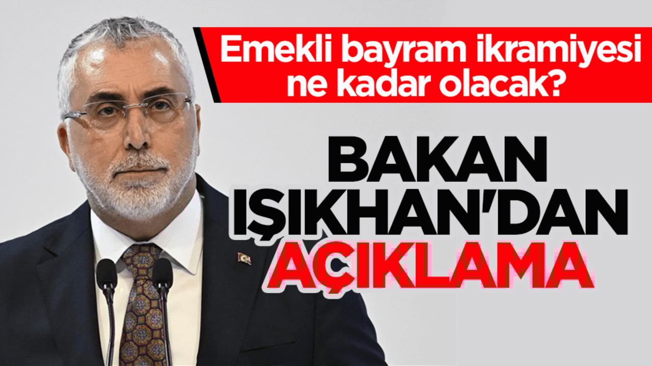 Bakan Işıkhan'dan bayram ikramiyesi açıklaması