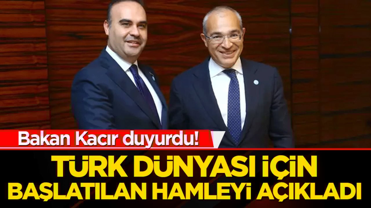 Bakan Kacır’dan kararlı duruş! Türk dünyası için teknoloji hamlesi başlatıldı