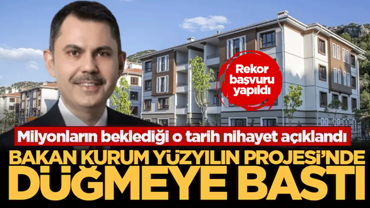 Bakan Kurum 500 sosyal konut için ilk kura tarihini açıkladı! Kimler hak sahibi olacak, ilk kura ne zaman?