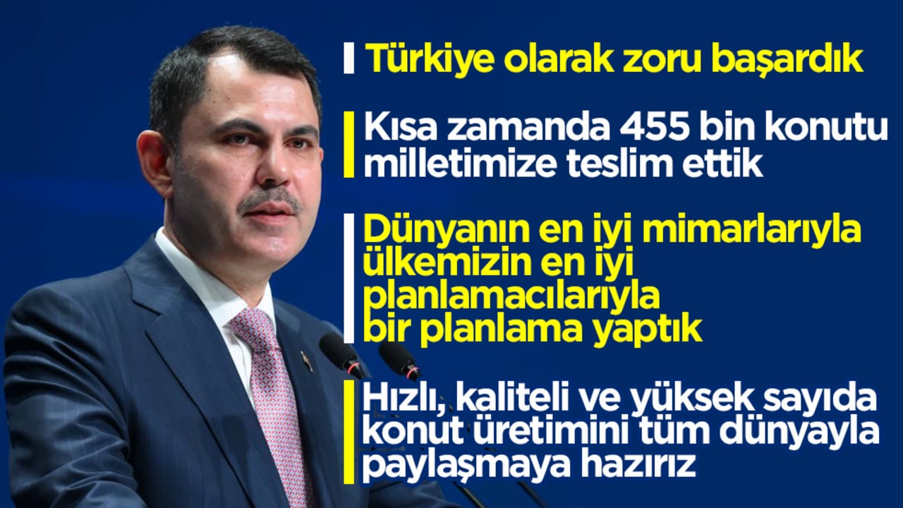 Bakan Kurum, deprem bölgesine gelen yabancı gazetecilerle buluştu! "Türkiye olarak zoru başardık"