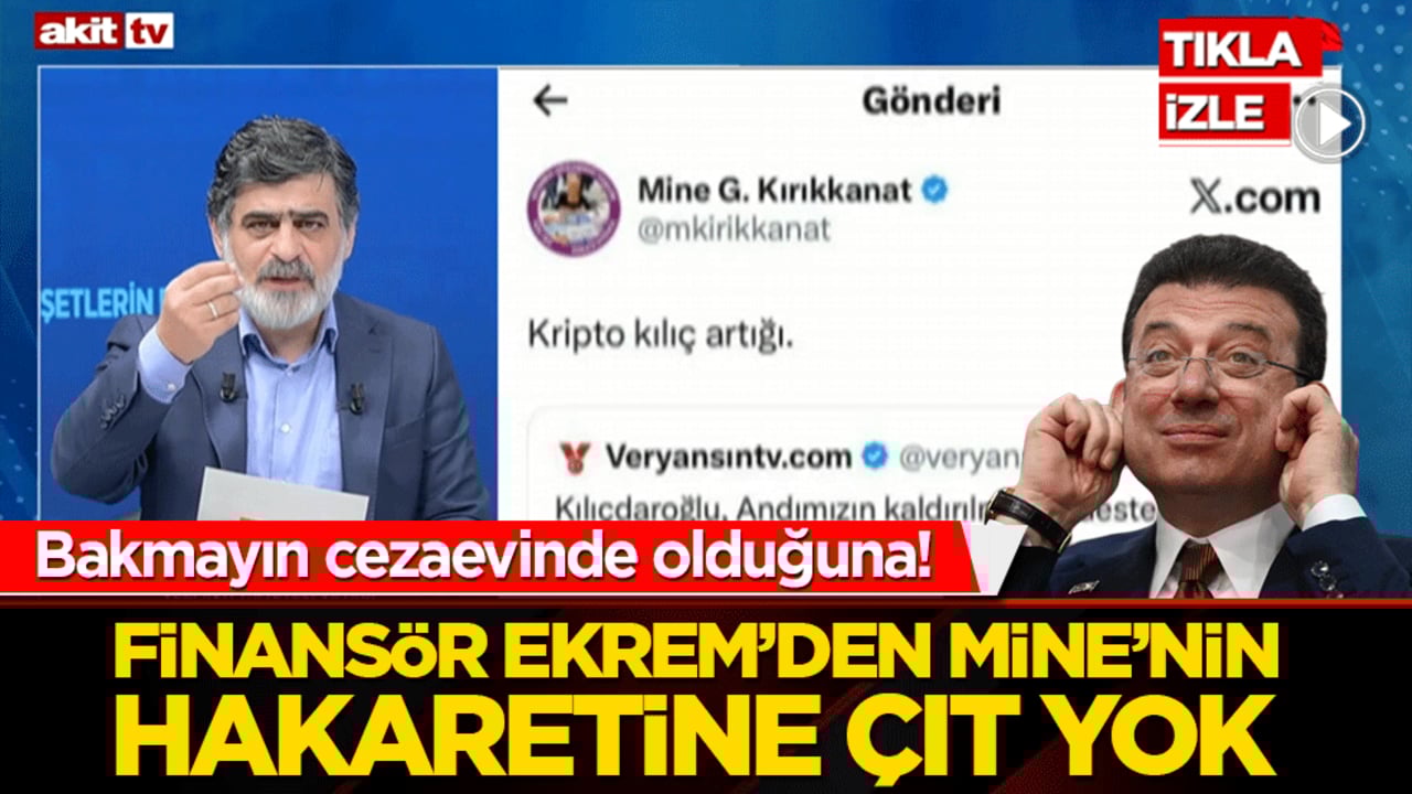 Bakmayın cezaevinde olduğuna! Finansör Ekrem’den Mine’nin hakaretine çıt yok