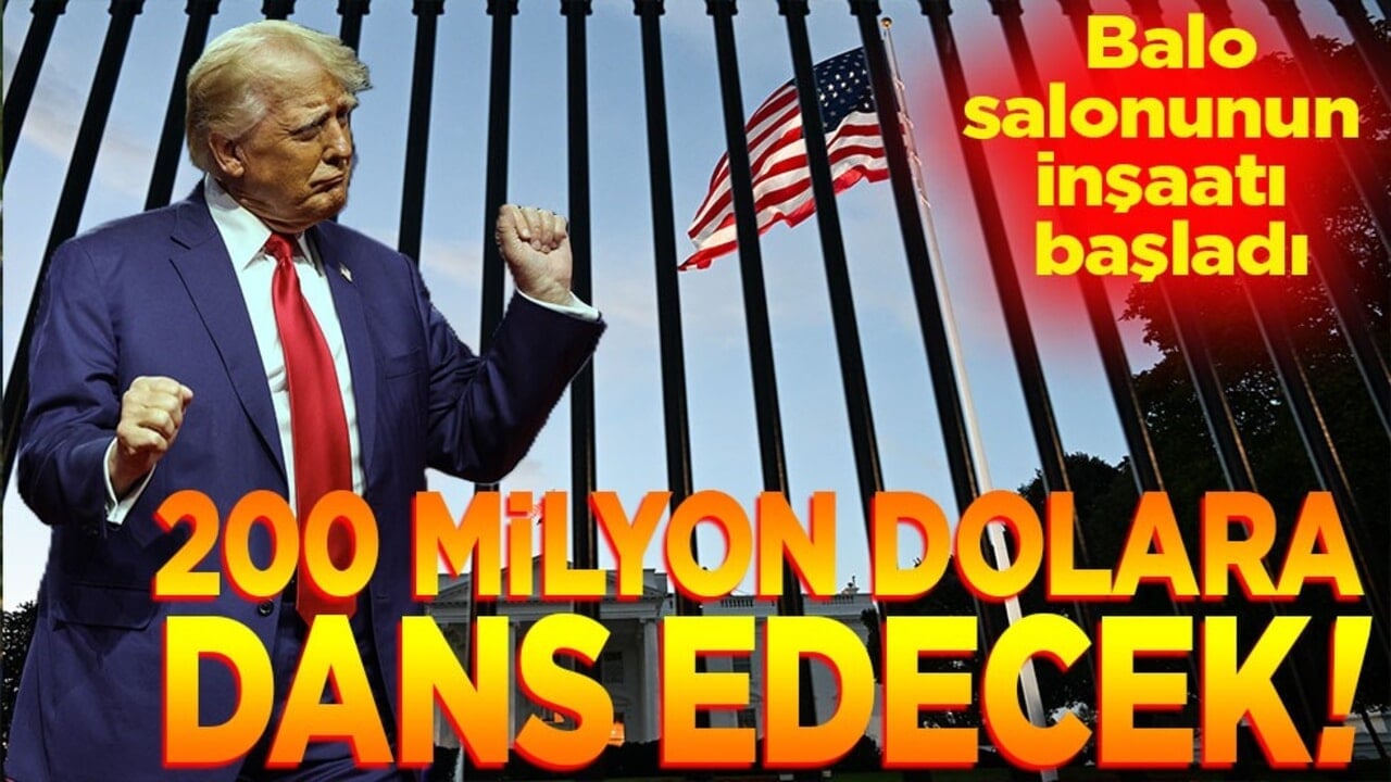 Balo salonunun inşaatı başladı. 200 milyon dolara dans edecek!