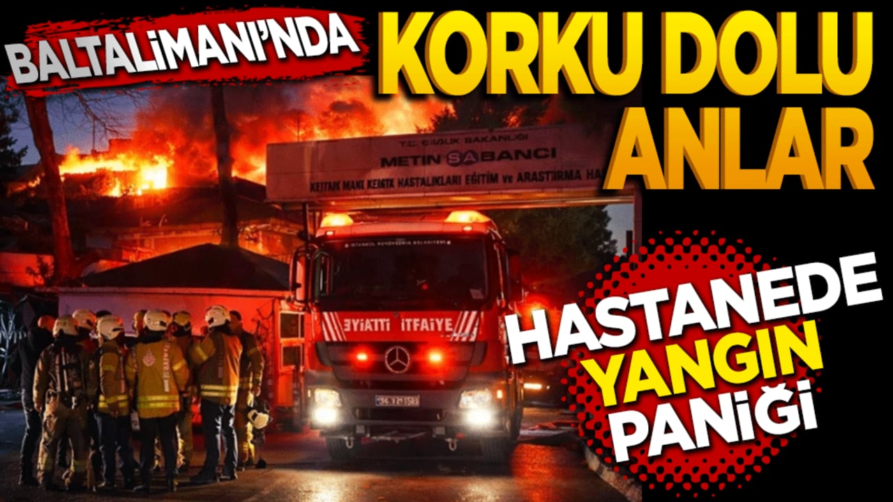 Baltalimanı'nda Korku Dolu Anlar: Hastanede Yangın Paniği!