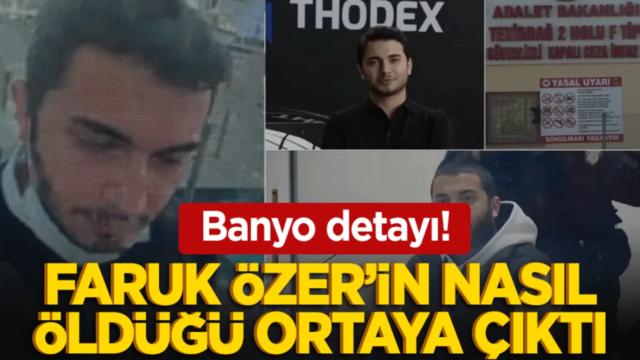 Banyo detayı! Faruk Özer’in nasıl öldüğü ortaya çıktı