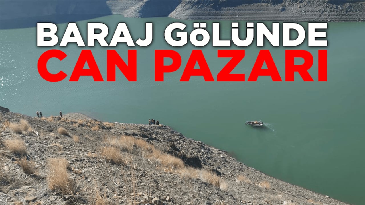 Baraj gölünde can pazarı! 3 kişinin bulunduğu araç Zernek Barajı'na düştü
