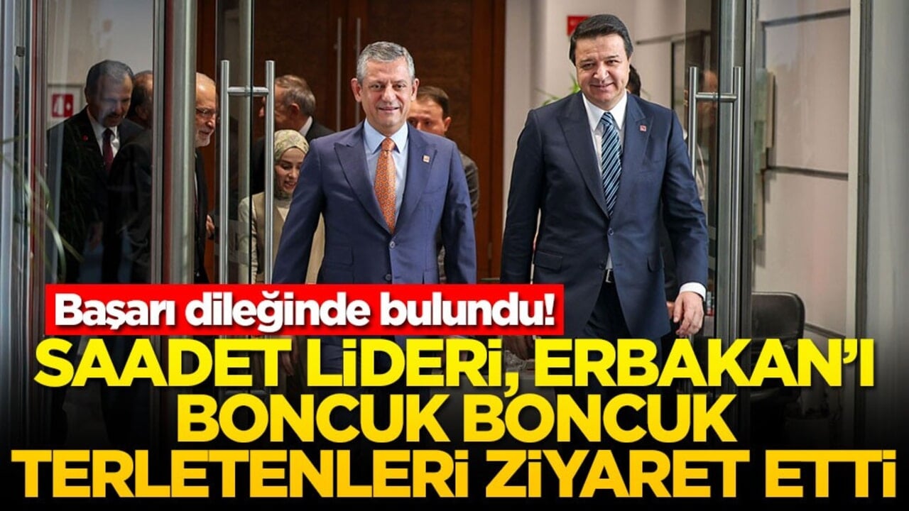 Başarı dileğinde bulundu! Saadet lideri, Erbakan’ı boncuk boncuk terletenleri ziyaret etti