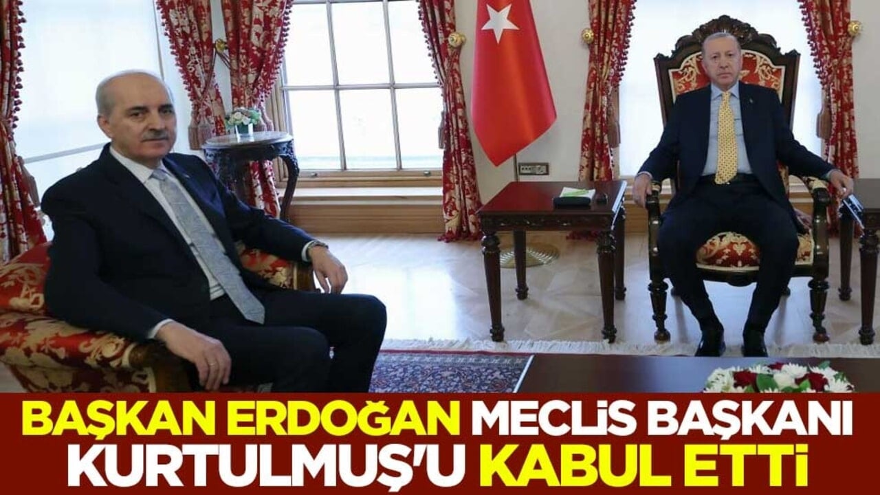 Başkan Erdoğan, Meclis Başkanı Kurtulmuş'u kabul etti