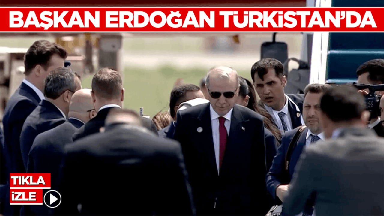 Başkan Erdoğan TDT zirvesi için Türkistan’da