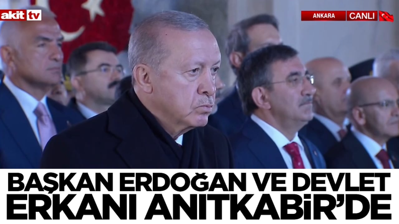 Başkan Erdoğan ve devlet erkanı Anıtkabir’de