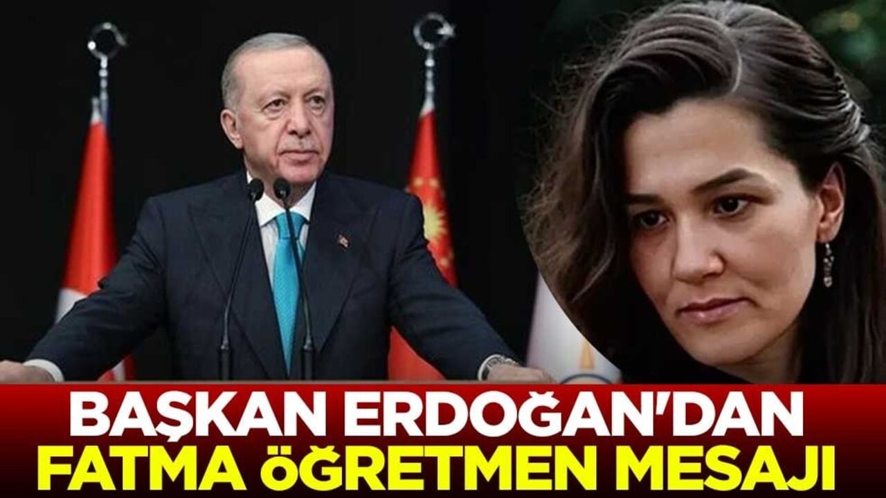 Başkan Erdoğan'dan Fatma Nur Çelik öğretmen için başsağlığı mesajı
