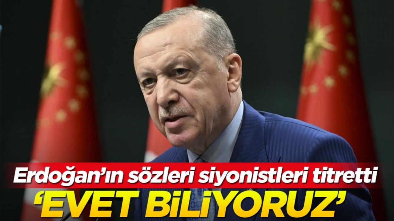 Başkan Erdoğan’ın tokat gibi sözleri İsraillilerin aklını aldı! ‘Evet, biliyoruz’