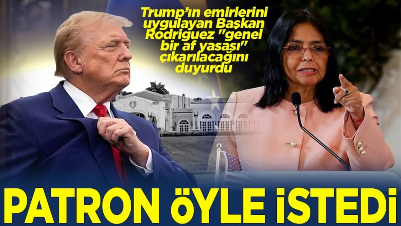 Başkan Rodriguez "genel bir af yasası" çıkarılacağını duyurdu Patron öyle istedi