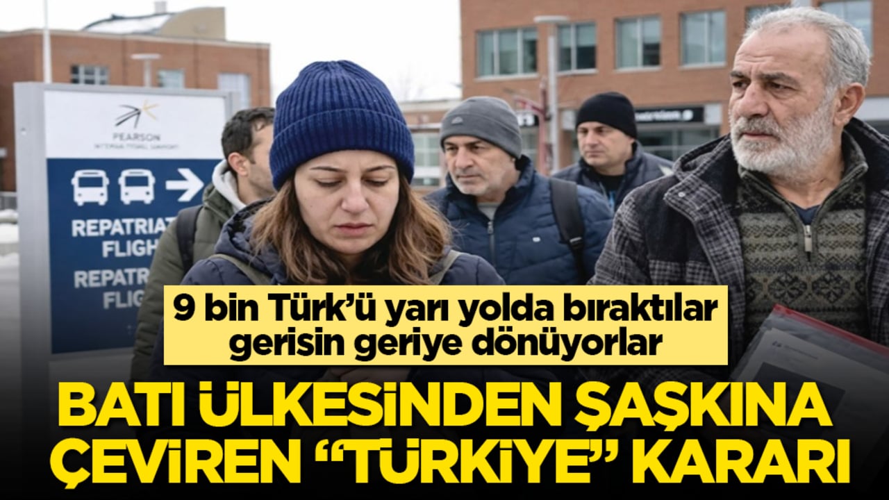 Batı ülkesinden şaşkına çeviren "Türkiye" kararı! 9 bin Türk’ü yarı yolda bıraktılar, gerisin geriye dönüyorlar 