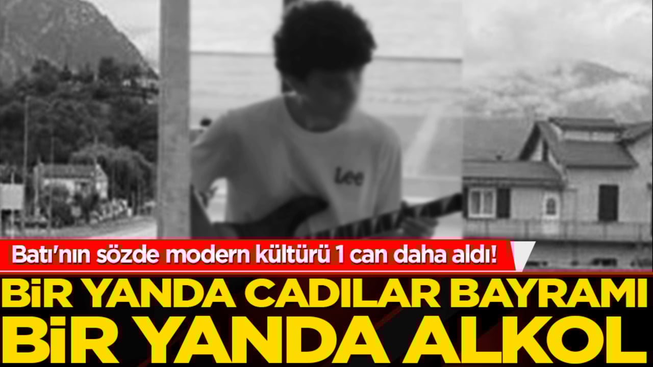 Batı'nın sözde modern kültürü 1 can daha aldı! Bir yanda cadılar bayramı bir yanda alkol