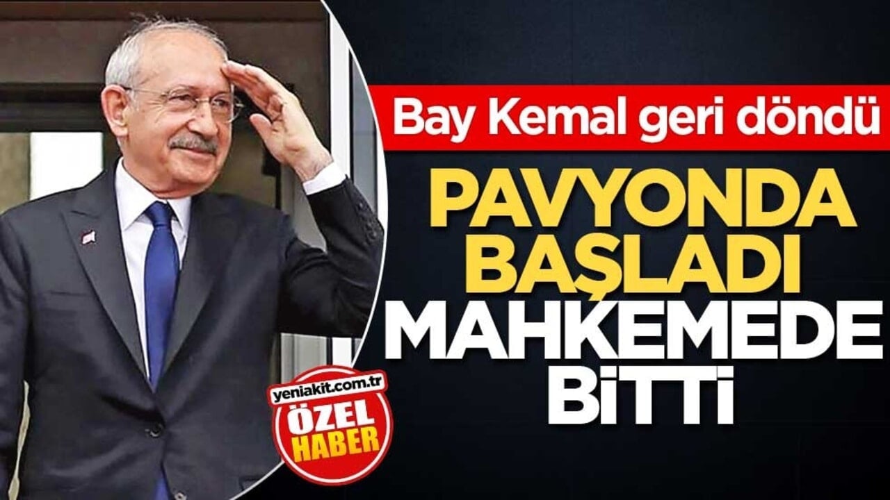 Bay Kemal geri döndü! Pavyonda başladı mahkemede bitti