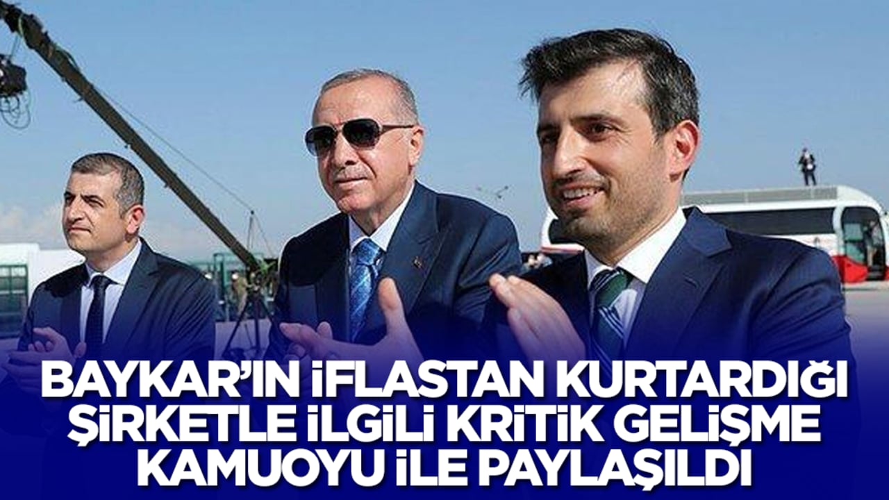 Baykar'ın iflastan kurtardığı şirketle ilgili kritik gelişme kamuoyu ile paylaşıldı