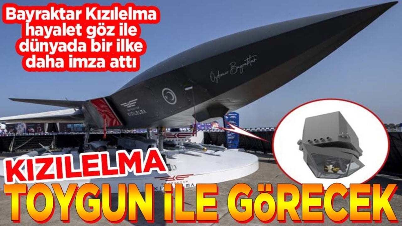 Bayraktar Kızılelma hayalet göz ile dünyada bir ilke daha imza attı. Kızılelma Toygun ile görecek