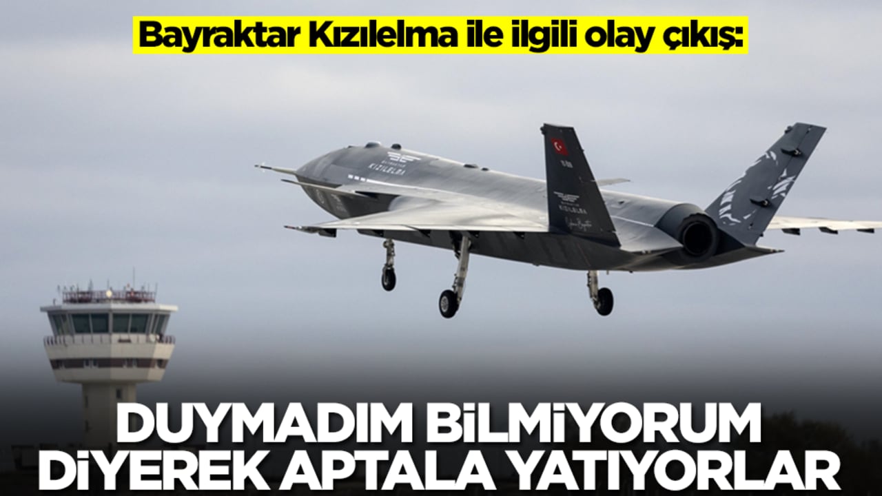 Bayraktar Kızılelma ile ilgili olay çıkış: 'Duymadım, bilmiyorum' diyerek, aptala yatıyor