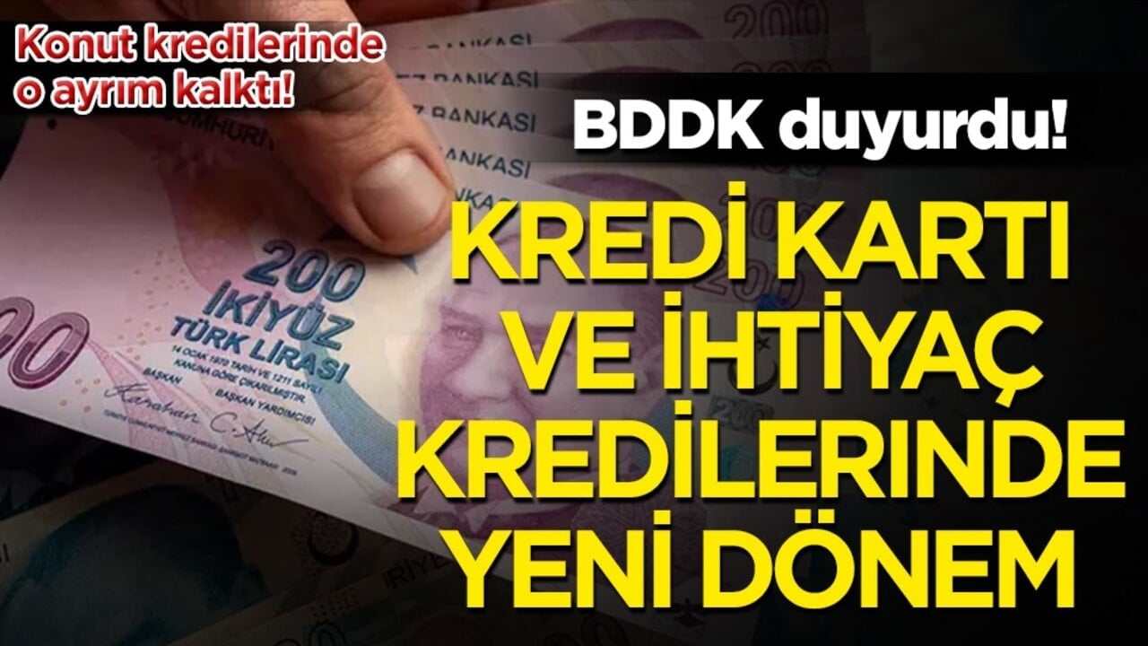 BDDK'dan borçlulara nefes aldıracak karar: Kredi kartı ve ihtiyaç kredilerine 48 ay yapılandırma!