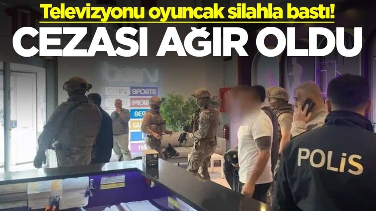 beIN SPORTS'u oyuncak silahla bastı! Cezası ağır oldu