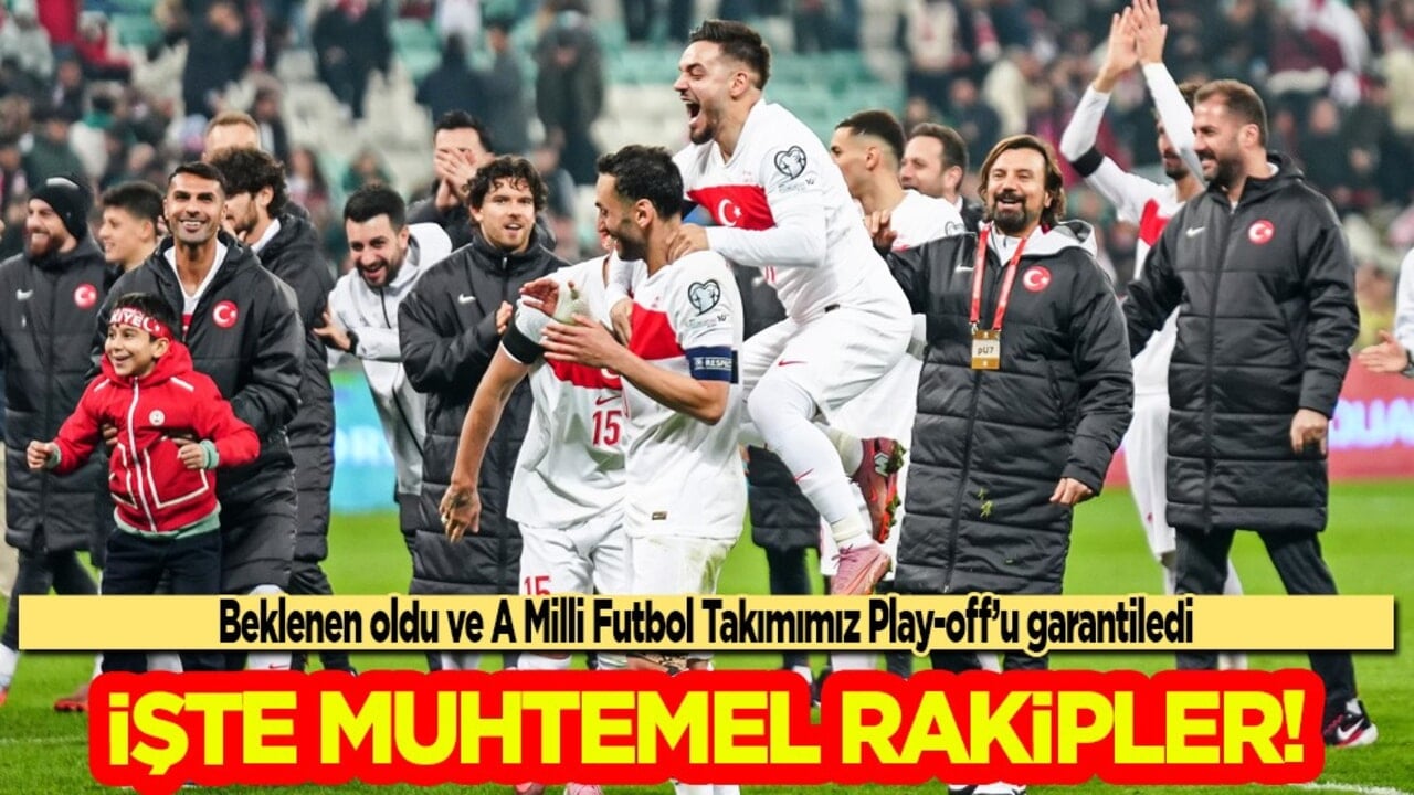 Beklenen oldu ve İspanya maçı öncesi... A Milli Takım play-off’u garantiledi: İşte muhtemel rakipler