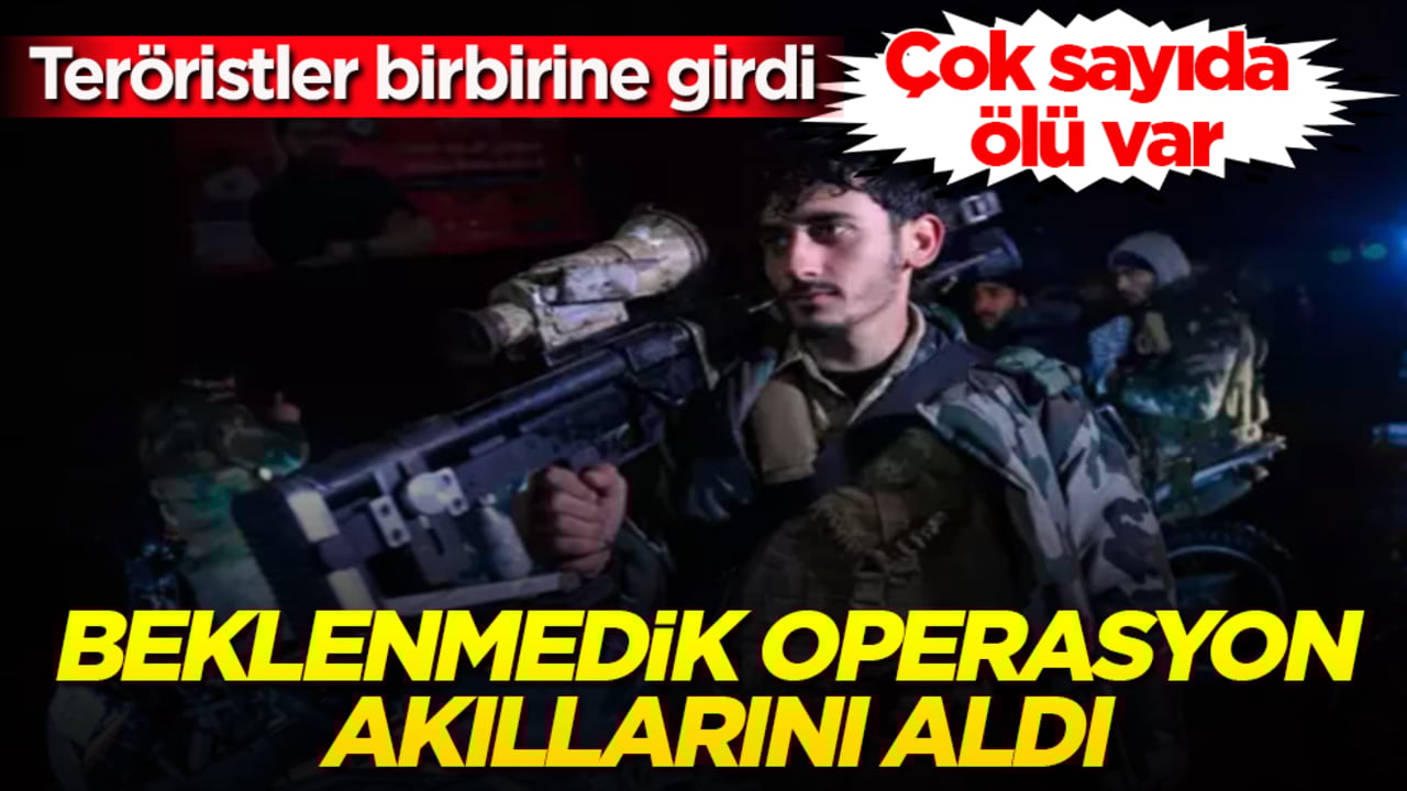 Beklenmedik operasyon akıllarını aldı! Teröristler birbirine girdi: Çok sayıda ölü var