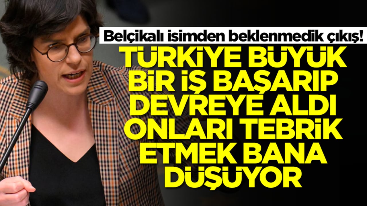 Belçikalı isim neye uğradığını şaşırdı:Türkiye büyük iş başarıp devreye aldı, onları tebrik etmek bana düşüyor