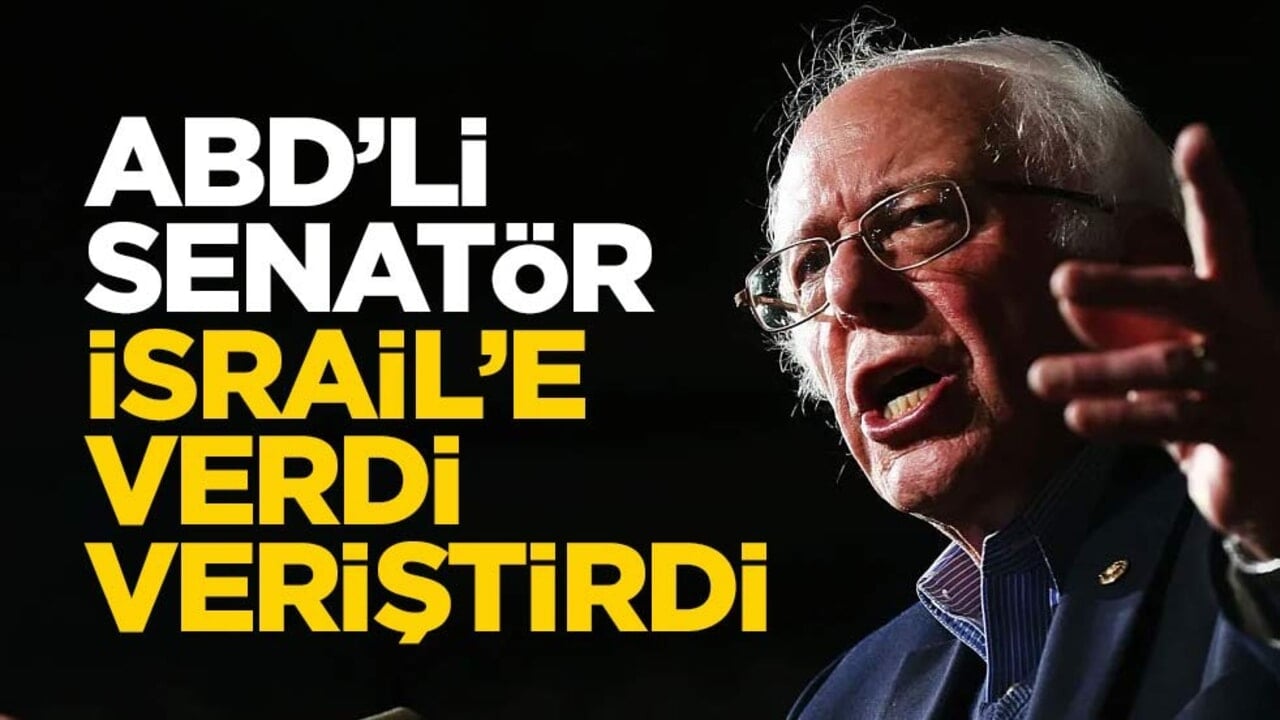 Bernie Sanders yine bildiğiniz gibi! ABD’li senatör İsrail’e verdi veriştirdi