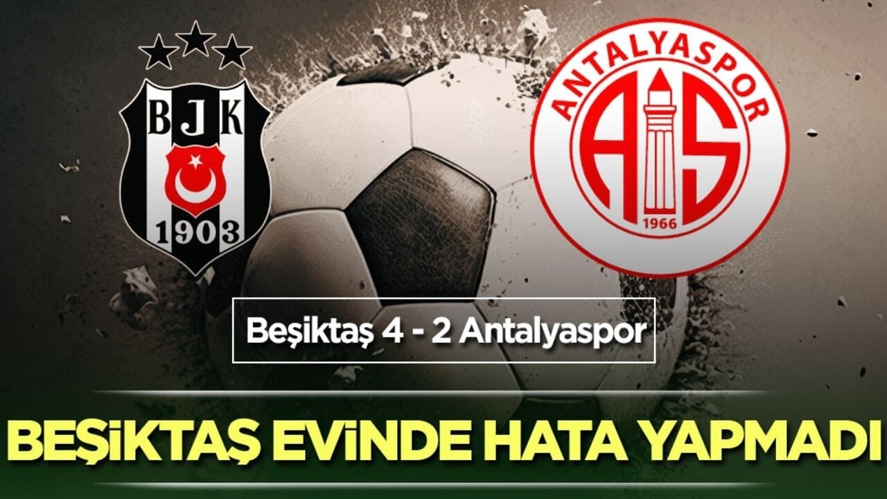 Beşiktaş evinde hata yapmadı