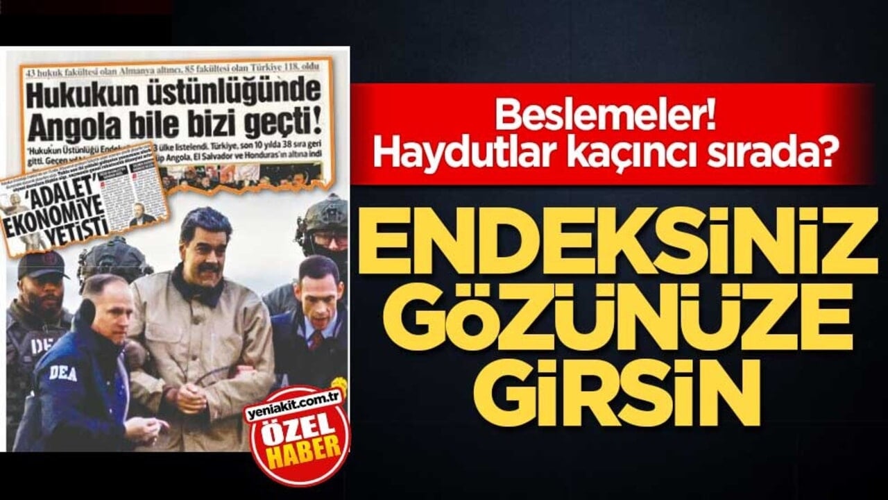 Beslemeler! Haydutlar kaçıncı sırada? Endeksiniz gözünüze girsin