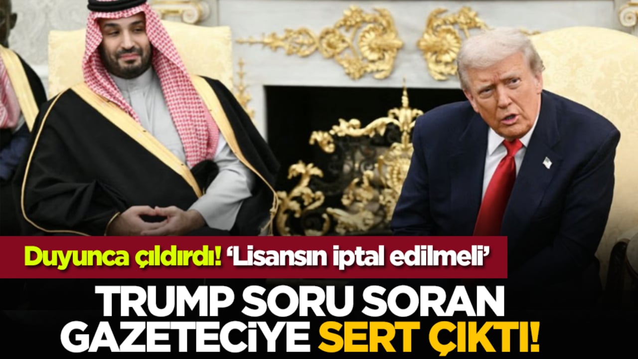 Beyaz Saray'da tansiyonun yükseldiği an: Trump soru soran gazeteciye sert çıktı!