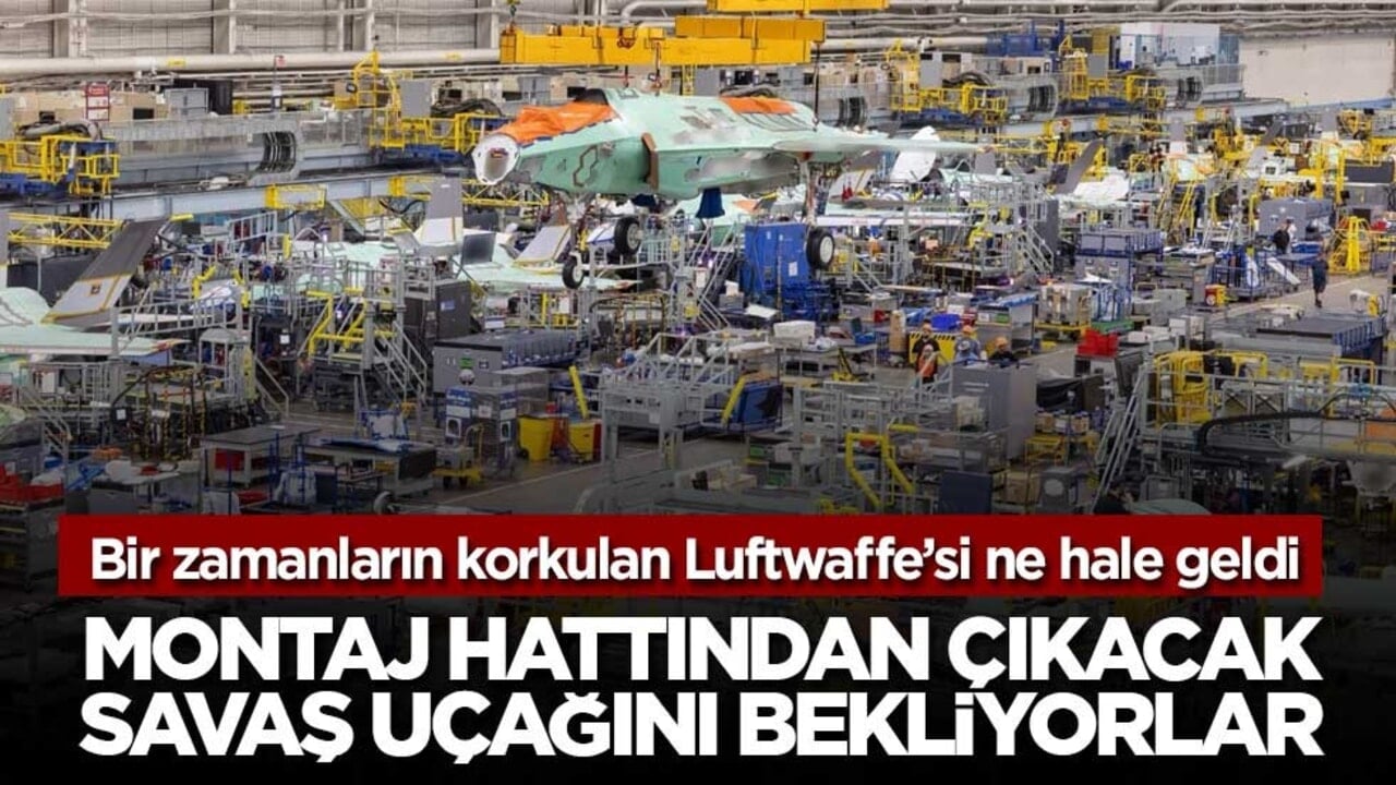 Bir zamanların korkulan Luftwaffe’si ne hale geldi! Montaj hattından çıkacak savaş uçağını bekliyor