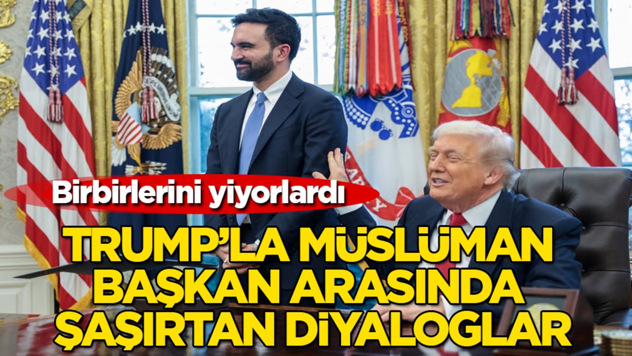 Birbirlerini yiyorlardı! Trump’la Müslüman başkan arasında şaşkına çeviren diyaloglar